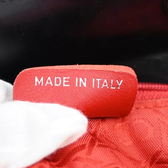 CHRISTIAN DIOR Lady Tote Hand Bag Patent Leather Black Silver Italy 12SH744 - Picture 15 of 16